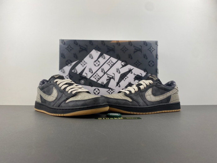 LV x Air Jordan 1 Low OG 250517002