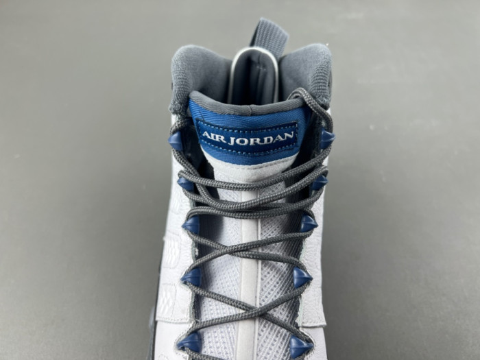 Air Jordan 9 “Flint Grey”Color: White/French Blue-Flint Grey HV4794-100